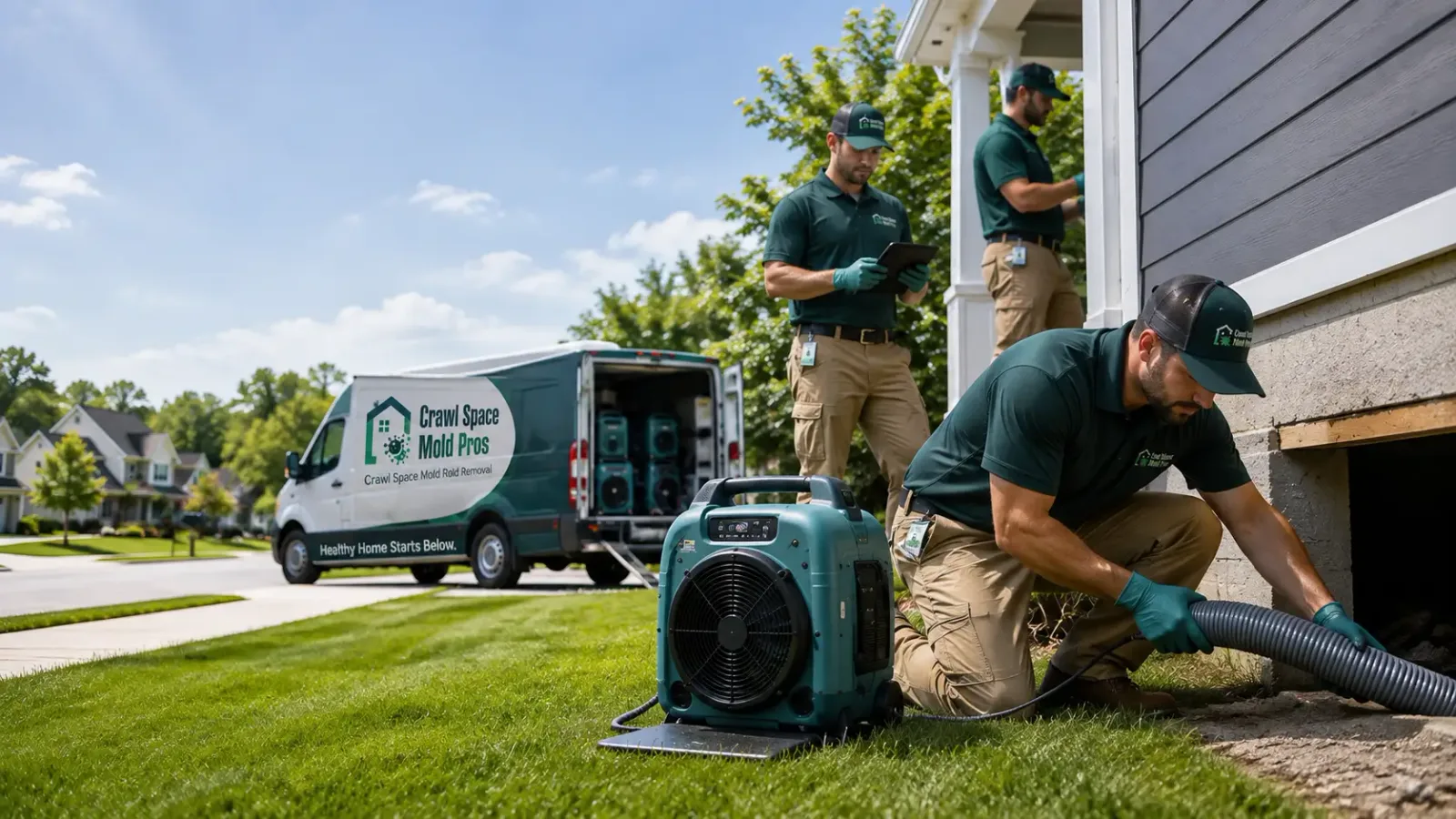 Crawl Space Mold Removal in Bettendorf, IA